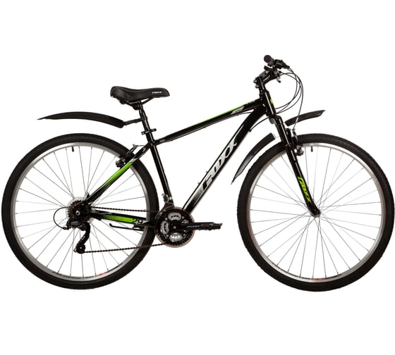 Велосипед FOXX 29" AZTEC черный, сталь, размер 18" 29SHV.AZTEC.18BK2