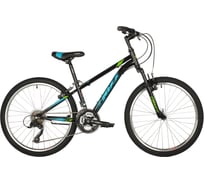 Велосипед FOXX 24" AZTEC черный, сталь, размер 14" 24SHV.AZTEC.14BK2