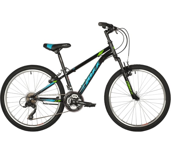 Велосипед FOXX 24" AZTEC черный, сталь, размер 14" 24SHV.AZTEC.14BK2