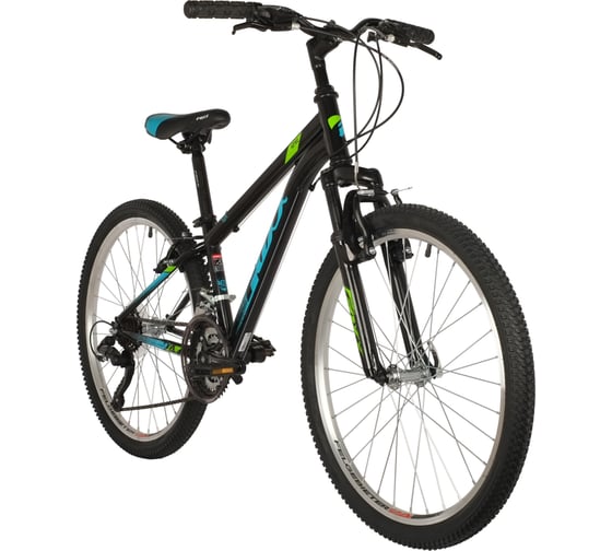 Велосипед FOXX 24" AZTEC черный, сталь, размер 14" 24SHV.AZTEC.14BK2