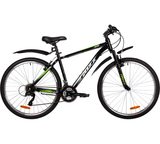 Велосипед FOXX 27.5" AZTEC черный, сталь, размер 16" 27SHV.AZTEC.16BK2