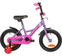 Велосипед NOVATRACK STRIKE 14", фиолетовый, ножной тормоз 143STRIKE.VL22
