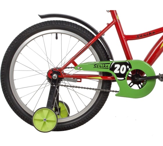 Велосипед NOVATRACK STRIKE 20", красный, ножной тормоз 203STRIKE.RD22
