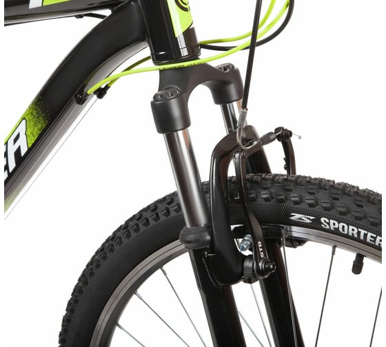 Велосипед STINGER CAIMAN 27.5", черный, сталь, размер 16" 27SHV.CAIMAN.16BK2