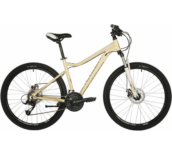 Велосипед STINGER LAGUNA EVO 26", бежевый, алюминий, размер 15", MICROSHIFT 26AHD.LAGUEVO.15BG10