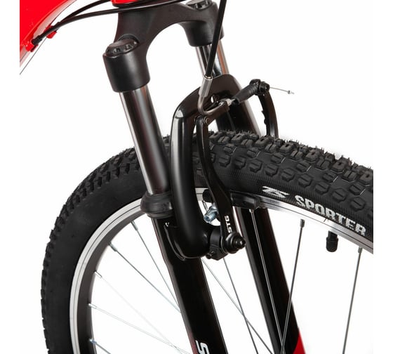 Велосипед STINGER CAIMAN 27.5", красный, сталь, размер 16" 27SHV.CAIMAN.16RD2