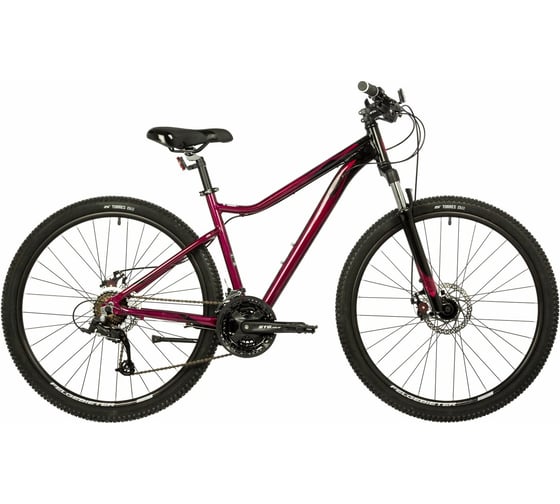 Велосипед STINGER LAGUNA EVO SE 27.5", красный, алюминий, размер 17" 27AHD.LAGUEVO.17RD22