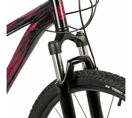 Велосипед STINGER LAGUNA EVO SE 27.5", красный, алюминий, размер 17" 27AHD.LAGUEVO.17RD22