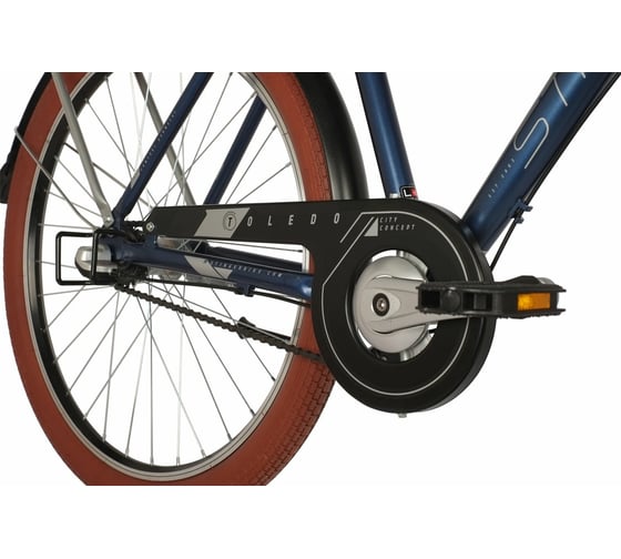 Велосипед STINGER TOLEDO 26", синий, алюминий, размер 20" 26AHV.TOLEDO.20BL1