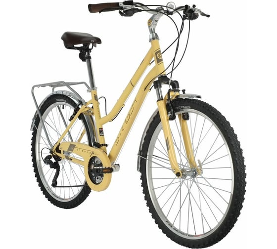 Велосипед STINGER VICTORIA 26", бежевый, сталь, размер 19" 26SHV.VICTOR.19BG2