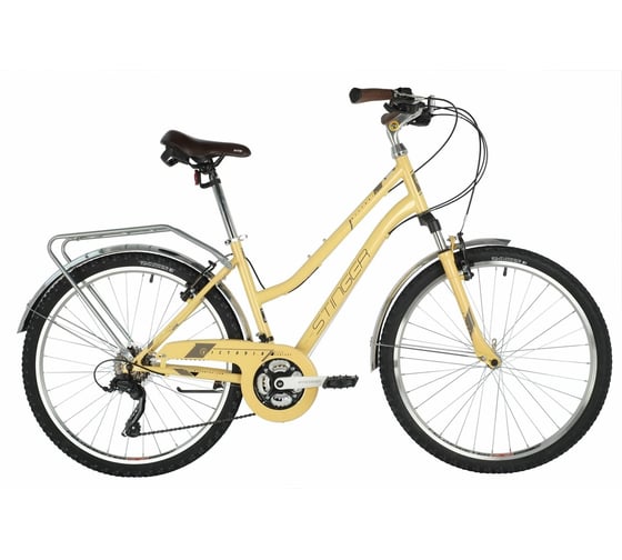 Велосипед STINGER VICTORIA 26", бежевый, сталь, размер 19" 26SHV.VICTOR.19BG2