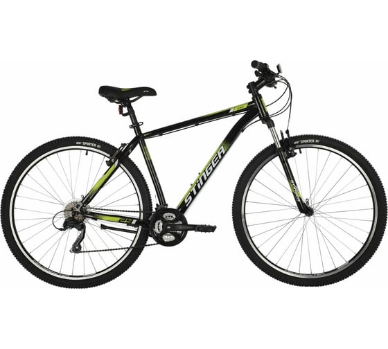 Велосипед STINGER CAIMAN 29", черный, сталь, размер 18" 29SHV.CAIMAN.18BK2 1