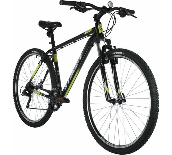 Велосипед STINGER CAIMAN 29", черный, сталь, размер 18" 29SHV.CAIMAN.18BK2
