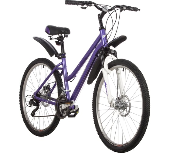 Велосипед FOXX 26" BIANKA D фиолетовый, алюминий, размер 15" 26AHD.BIANKD.15VT2
