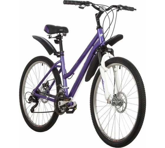 Велосипед FOXX 26" BIANKA D фиолетовый, алюминий, размер 19" 26AHD.BIANKD.19VT1