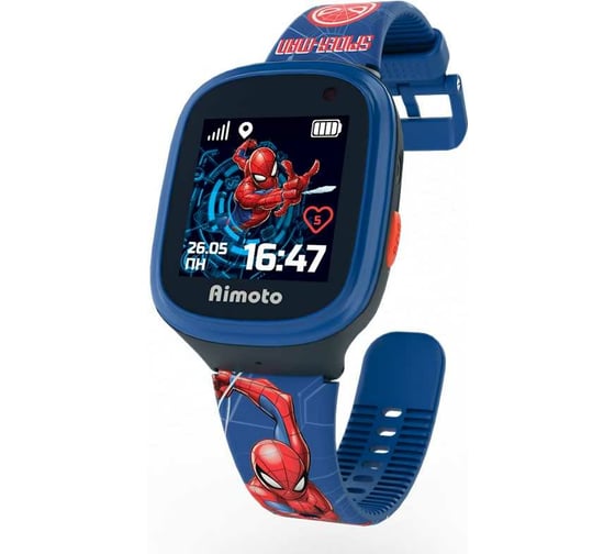 Умные часы-телефон с GPS Aimoto MARVEL Человек-Паук 9301101