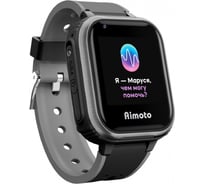 Детские умные часы с голосовым помощником Маруся Aimoto IQ 4G черные 8108802