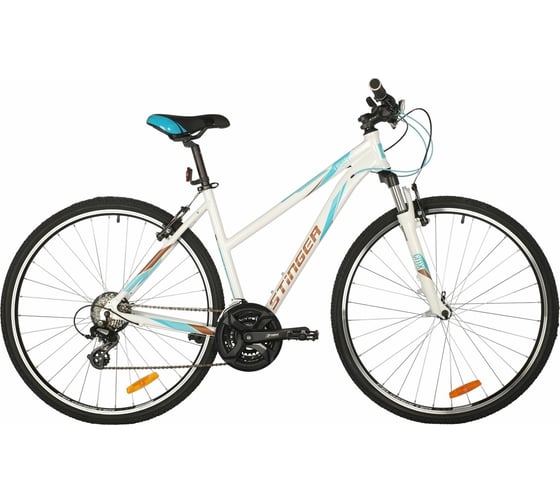 Велосипед STINGER 700C LIBERTY STD белый, алюминий, размер 48" 700AHV.LIBERTSTD.48WH1