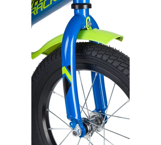 Велосипед NOVATRACK EXTREME 14", синий, полная защита цепи, тормоз ножной 143EXTREME.BL9