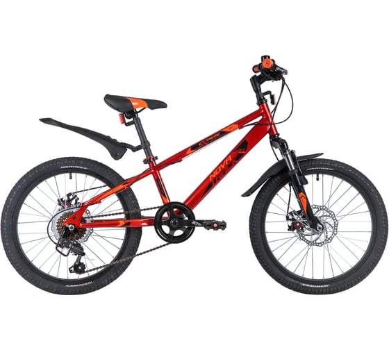 Велосипед NOVATRACK EXTREME 20", красный, сталь, 6 скоростей 20SH6D.EXTREME.RD21