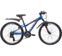 Велосипед NOVATRACK EXTREME 24", алюминиевая рама 11", синий, 21-скорость, V-brake 24AHV.EXTREME.11BL9