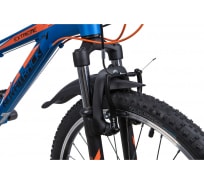 Велосипед NOVATRACK EXTREME 24", алюминиевая рама 11", синий, 21-скорость, V-brake 24AHV.EXTREME.11BL9