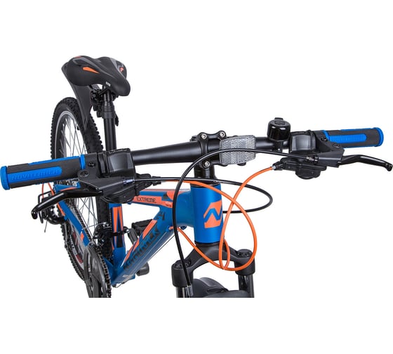 Велосипед NOVATRACK EXTREME 24", алюминиевая рама 11", синий, 21-скорость, V-brake 24AHV.EXTREME.11BL9