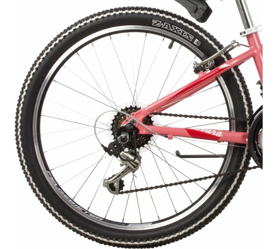 Велосипед NOVATRACK NOVARA 24", коралловый, 18 скоростей, V-brake 24AHV.NOVARA.11CRL22