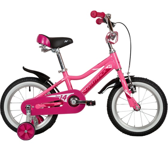 Велосипед NOVATRACK NOVARA 14", розовый 145ANOVARA.PN22
