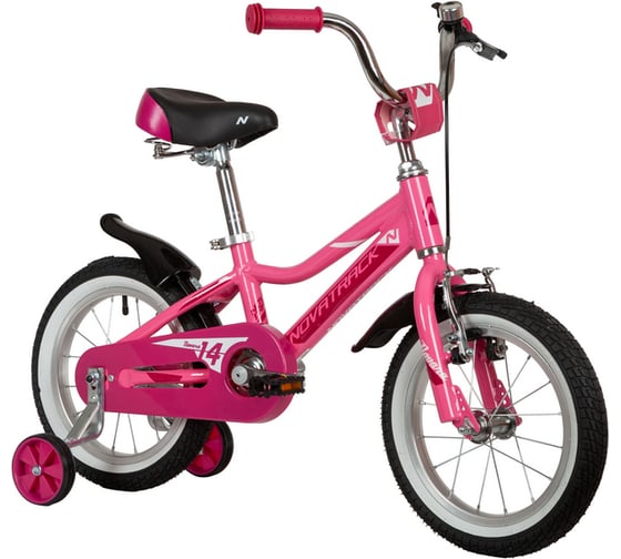 Велосипед NOVATRACK NOVARA 14", розовый 145ANOVARA.PN22