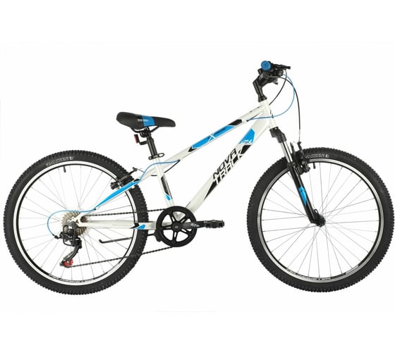 Велосипед NOVATRACK EXTREME 24", белый, стальная рама 12", 6 скоростей 24SH6SV.EXTREME.12WT21 1