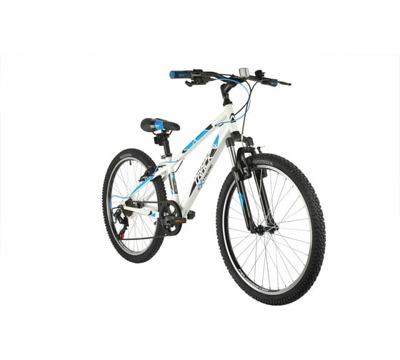 Велосипед NOVATRACK EXTREME 24", белый, стальная рама 12", 6 скоростей 24SH6SV.EXTREME.12WT21