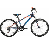 Велосипед NOVATRACK EXTREME 24", синий, стальная рама 11", 6 скоростей 24SH6SV.EXTREME.11BL21