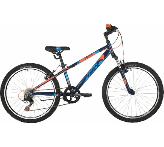 Велосипед NOVATRACK EXTREME 24", синий, стальная рама 11", 6 скоростей 24SH6SV.EXTREME.11BL21