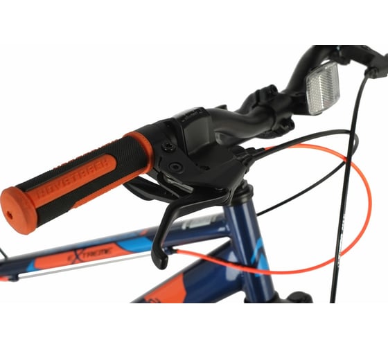 Велосипед NOVATRACK EXTREME 24", синий, стальная рама 11", 6 скоростей 24SH6SV.EXTREME.11BL21