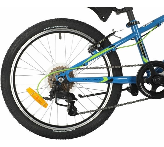 Велосипед NOVATRACK EXTREME 20", синий, сталь, 6 скоростей, V- brake 20SH6V.EXTREME.BL21