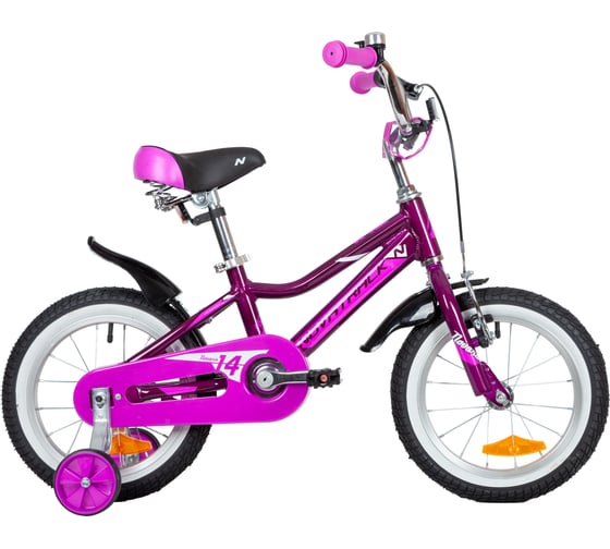 Велосипед NOVATRACK NOVARA 14", фиолетовый 145ANOVARA.VL22