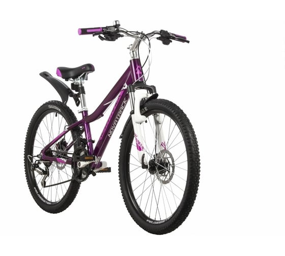 Велосипед NOVATRACK NOVARA 24", фиолетовый, 18 скоростей 24AHD.NOVARA.11VL22