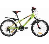 Велосипед NOVATRACK EXTREME 20", зеленый, сталь, 6 скоростей, V- brake 20SH6V.EXTREME.GN21