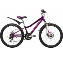 Велосипед NOVATRACK NOVARA 24", фиолетовый, 18 скоростей 24AHD.NOVARA.13VL22