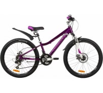 Велосипед NOVATRACK NOVARA 24", фиолетовый, 18 скоростей 24AHD.NOVARA.13VL22