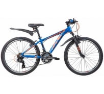 Велосипед NOVATRACK EXTREME 24", алюминиевая рама 13", синий, 21 скорость, V-brake 24AHV.EXTREME.13BL9