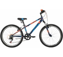 Велосипед NOVATRACK EXTREME 24", синий, стальная рама 12", 6 скоростей 24SH6SV.EXTREME.12BL21