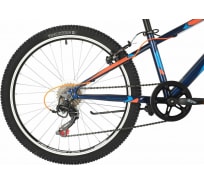 Велосипед NOVATRACK EXTREME 24", синий, стальная рама 12", 6 скоростей 24SH6SV.EXTREME.12BL21