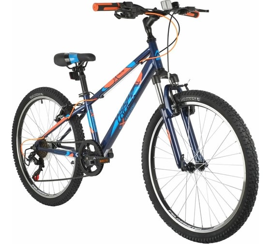 Велосипед NOVATRACK EXTREME 24", синий, стальная рама 12", 6 скоростей 24SH6SV.EXTREME.12BL21