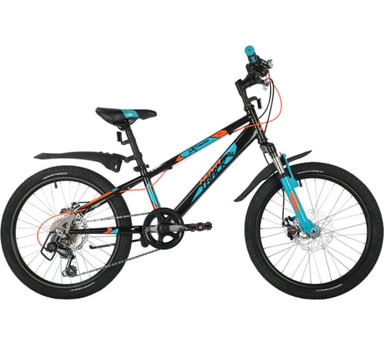 Велосипед NOVATRACK EXTREME 20", черный, сталь, 6 скоростей 20SH6D.EXTREME.BK21