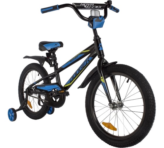 Велосипед NOVATRACK DODGER 18", черный, тормоз ножной 185ADODGER.BK22