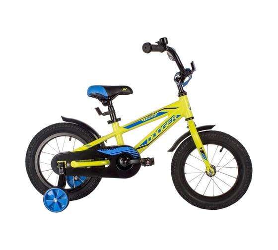 Велосипед NOVATRACK DODGER 14", зелёный, тормоз ножной 145ADODGER.GN22