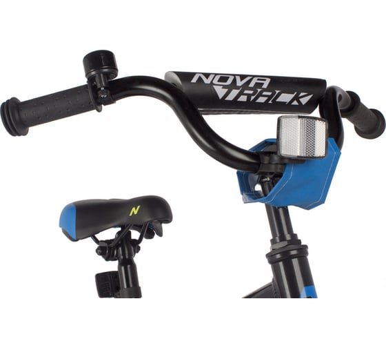 Велосипед NOVATRACK DODGER 14", черный, тормоз ножной 145ADODGER.BK22