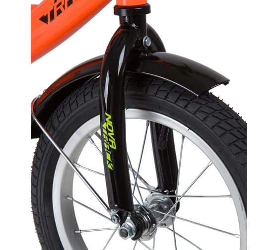 Велосипед NOVATRACK VECTOR 14", оранжевый, тормоз ножной 143VECTOR.OR20